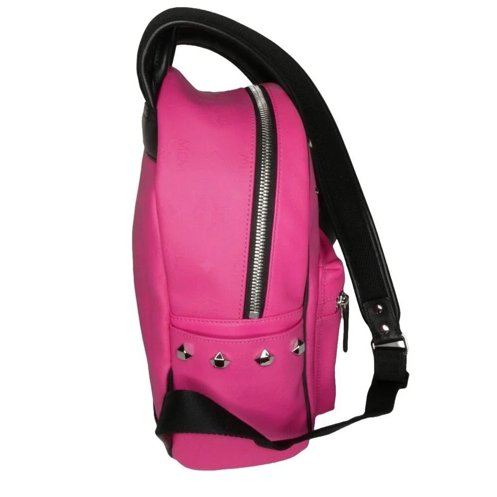 AUTHENTIC MCM Barbie Pink Leather‎ Backpack